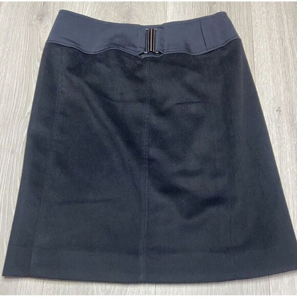 Carlisle Skirt‎ Cashmere Wool Black Lined Pencil Classic Luxury Capsule Size 6